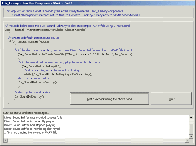 TDx_Library - Example #1